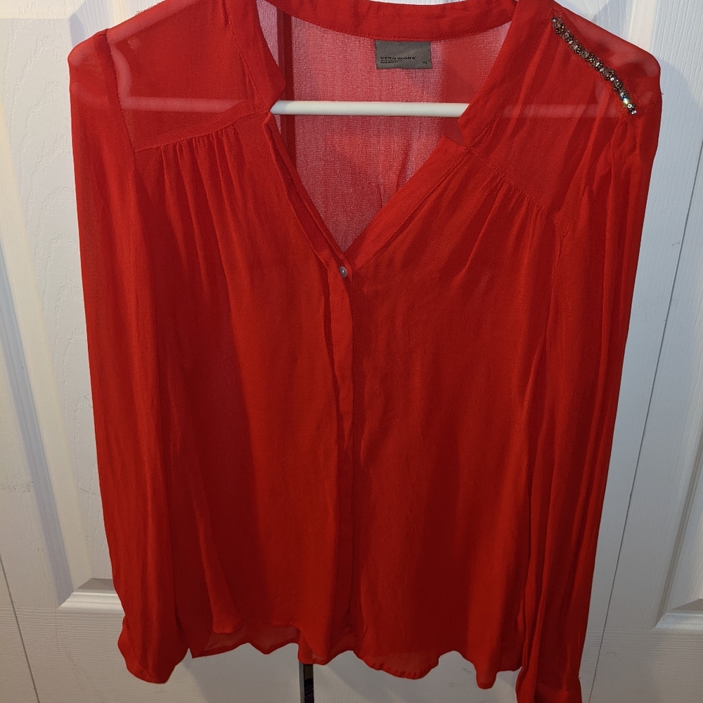 Sheer blouse